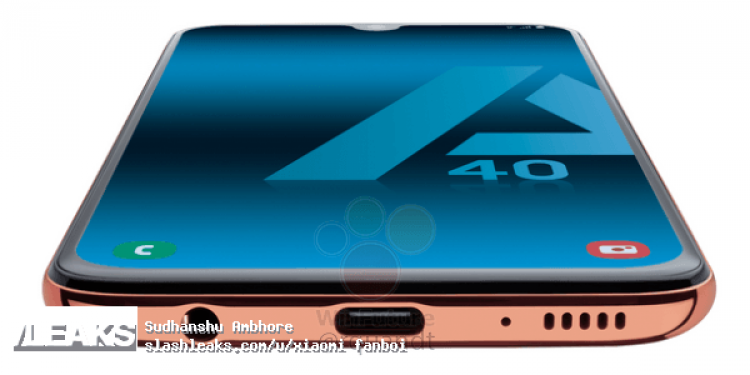 Samsung Galaxy A40 красуется на новых изображениях в различных цветах